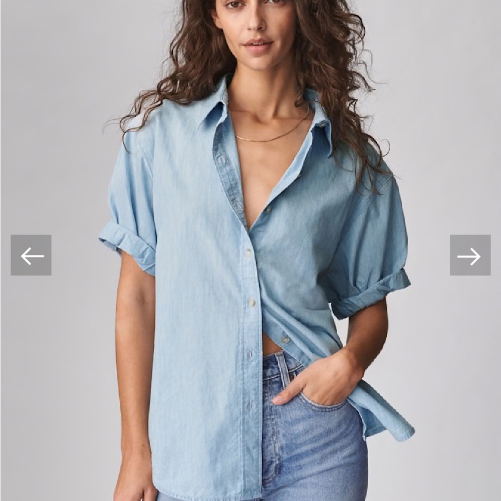 Denim Forum Jane Shirt - XXS
